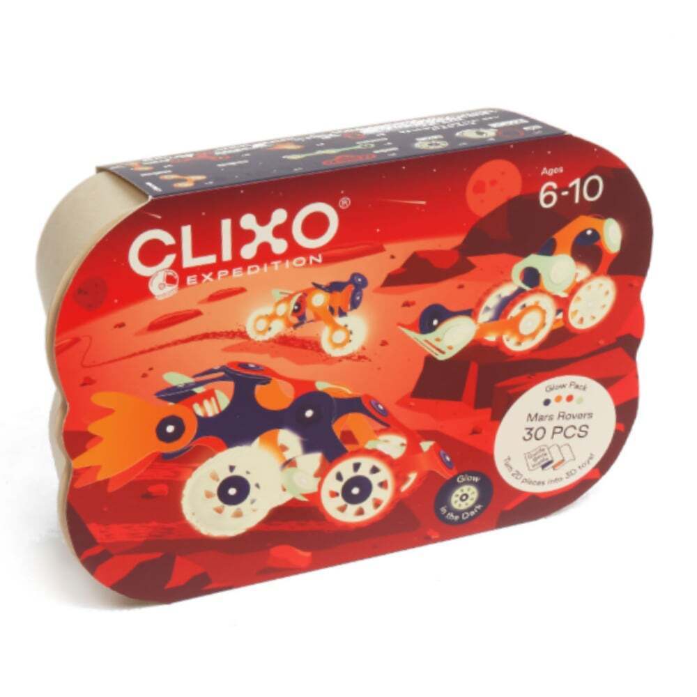 Clixo Mars Rover Pack | 30 pieces - STEAM Kids Brisbane