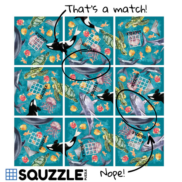 Squzzle Puzzle - Ocean Life - STEAM Kids Brisbane