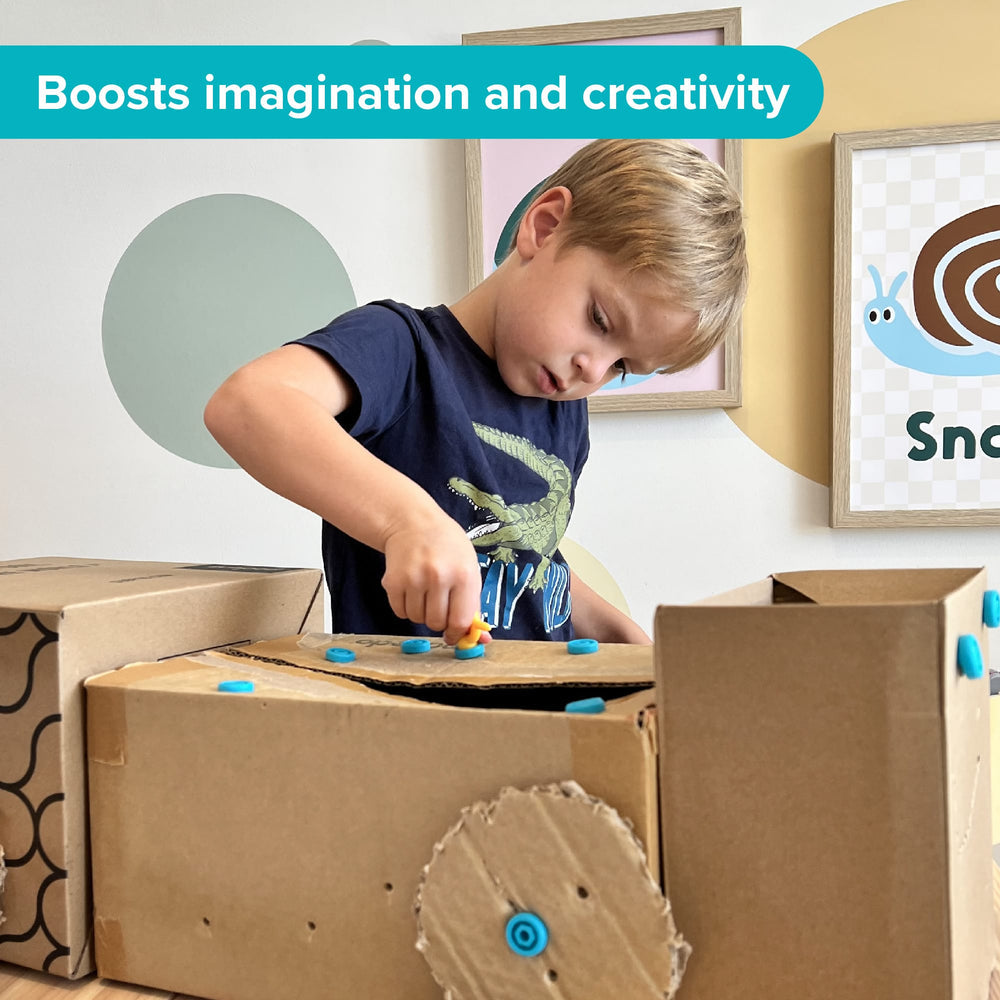 Makedo Starter Kit | Upcycled Cardboard Construction - STEAM Kids Brisbane
