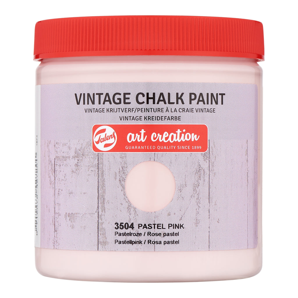 TAC Vintage Chalk Paint 250ml Pastel Pink - STEAM Kids 