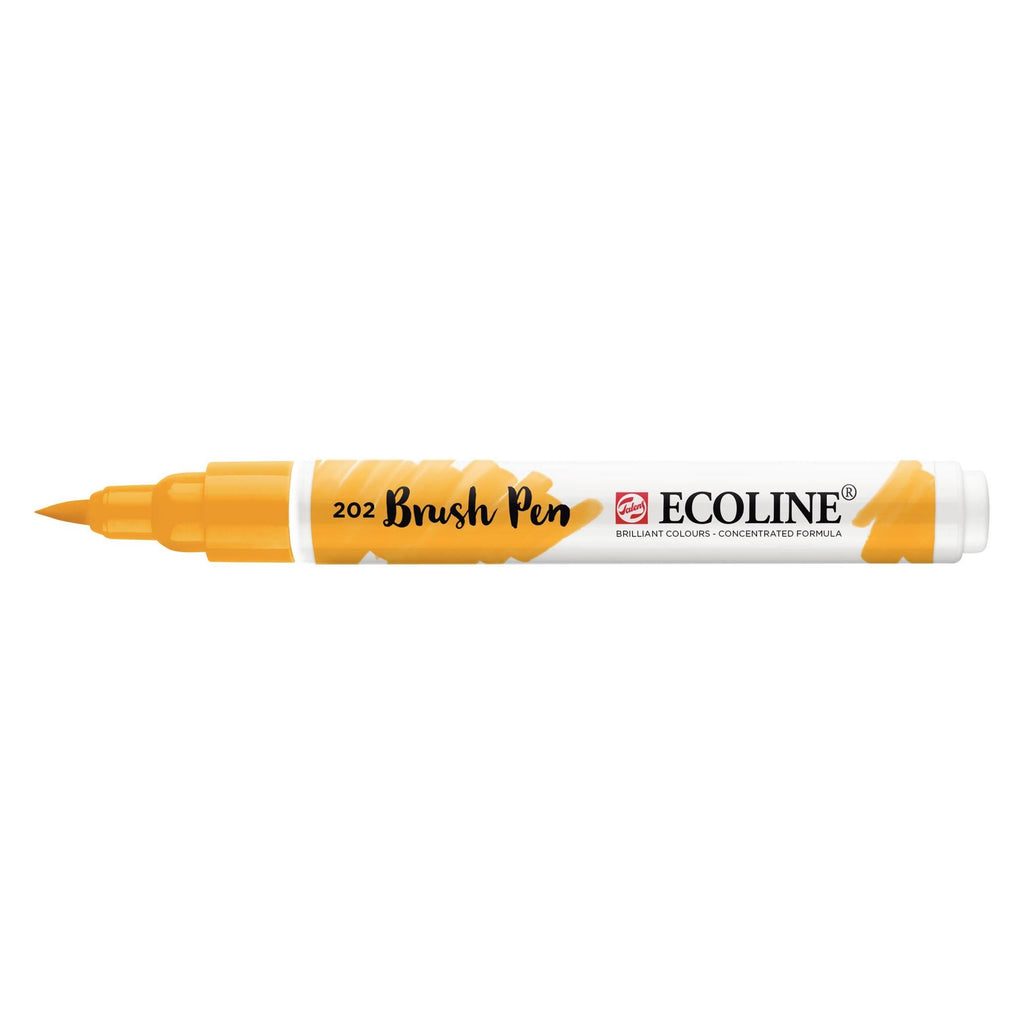 Ecoline Brush Pen |202 Deep Yellow| $6.95 each - STEAM Kids Brisbane