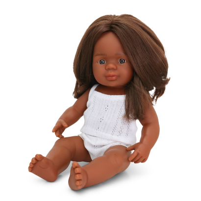 Miniland 38cm Anatomically Correct | Girl Australian Aboriginal & Torres Strait Islander Doll - STEAM Kids 