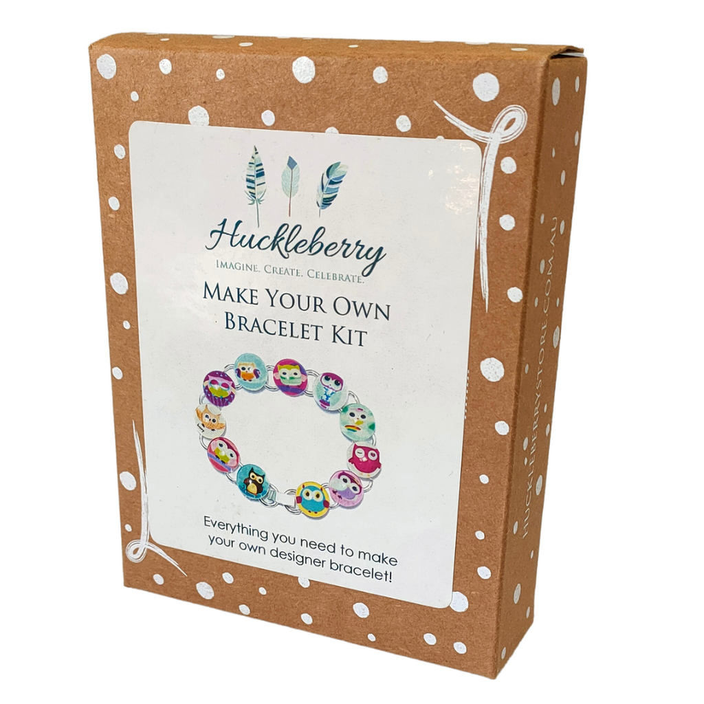 Huckle Berry Make Your Own Bracelet Kit - Hoot Hoot - STEAM Kids 