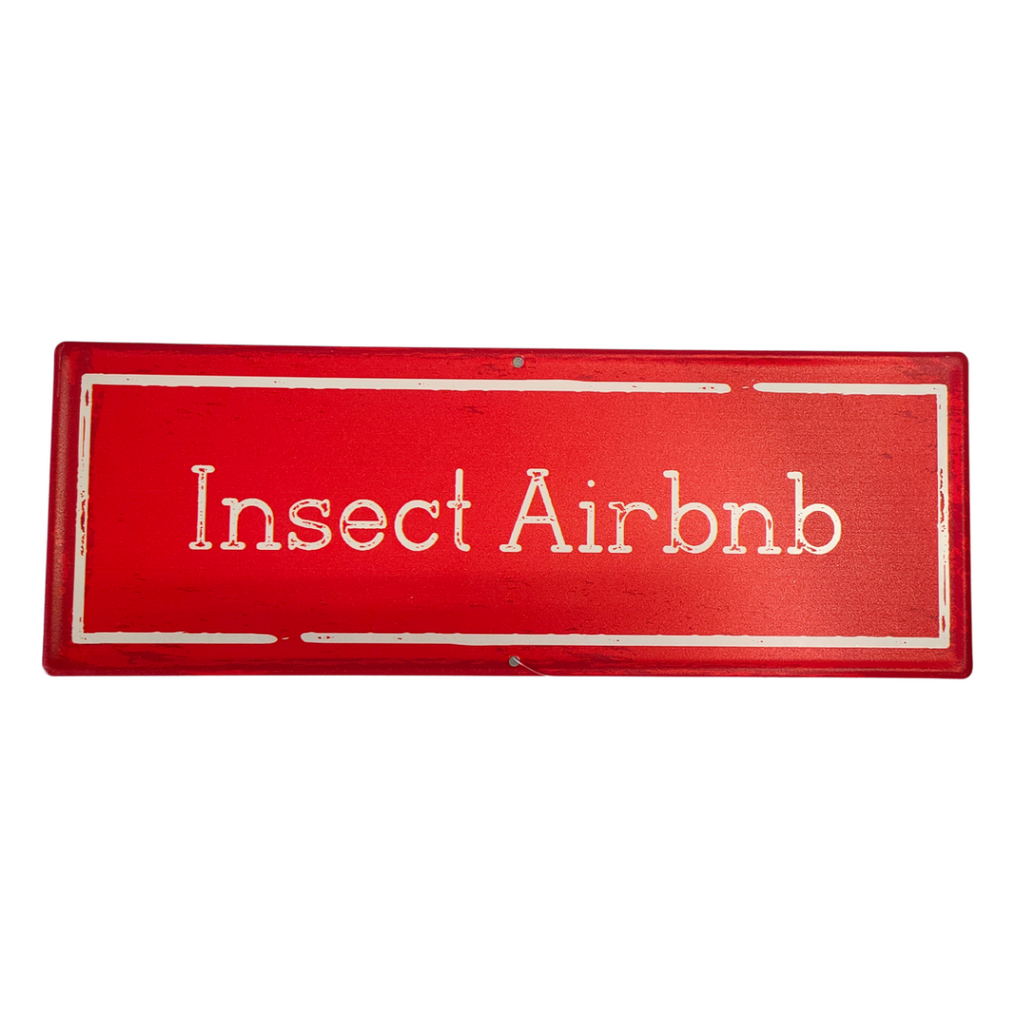 Insect Airbnb Metal Sign | 36cm x 13cm - STEAM Kids 