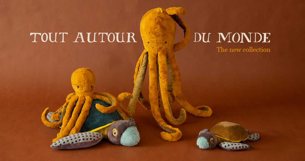 Moulin Roty Small Octopus Plush | Tout Autour du Monde - STEAM Kids 