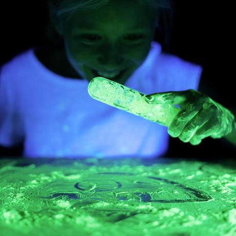 Heebie Jeebies Phosphorescent Powder Test Tube - Green - STEAM Kids 