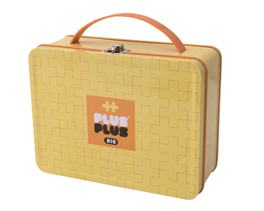 Plus-Plus BIG Metal Suitcase | 70 Pieces in Basic Colours || - STEAM Kids 