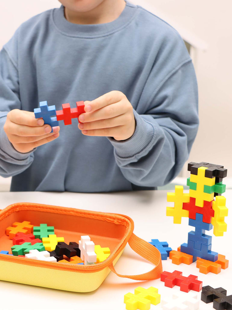 Plus-Plus BIG Travel Case | 15 BIG Pieces - STEAM Kids Brisbane