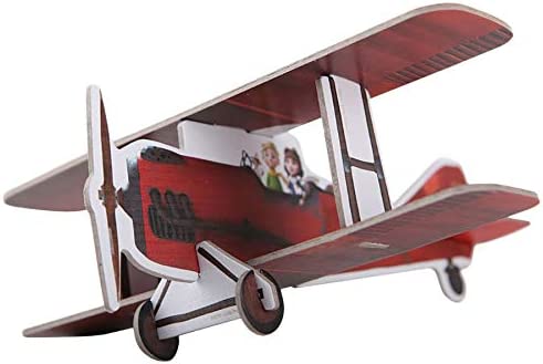 The Little Prince Cardboard Plane Puzzle/Figurine - STEAM Kids Brisbane