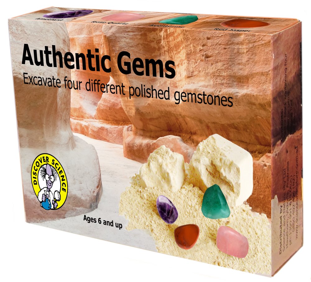 Authentic Gems Excavation Kit - STEAM Kids 