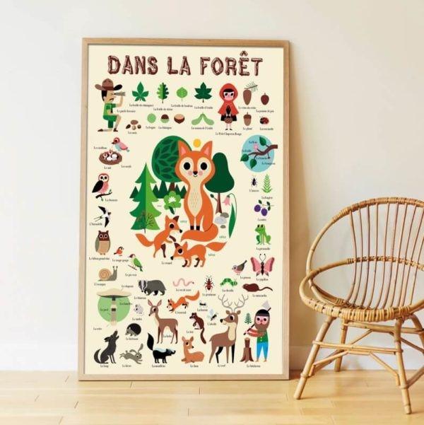 Poppik Discovery Stickers | Forest Poster - STEAM Kids Brisbane