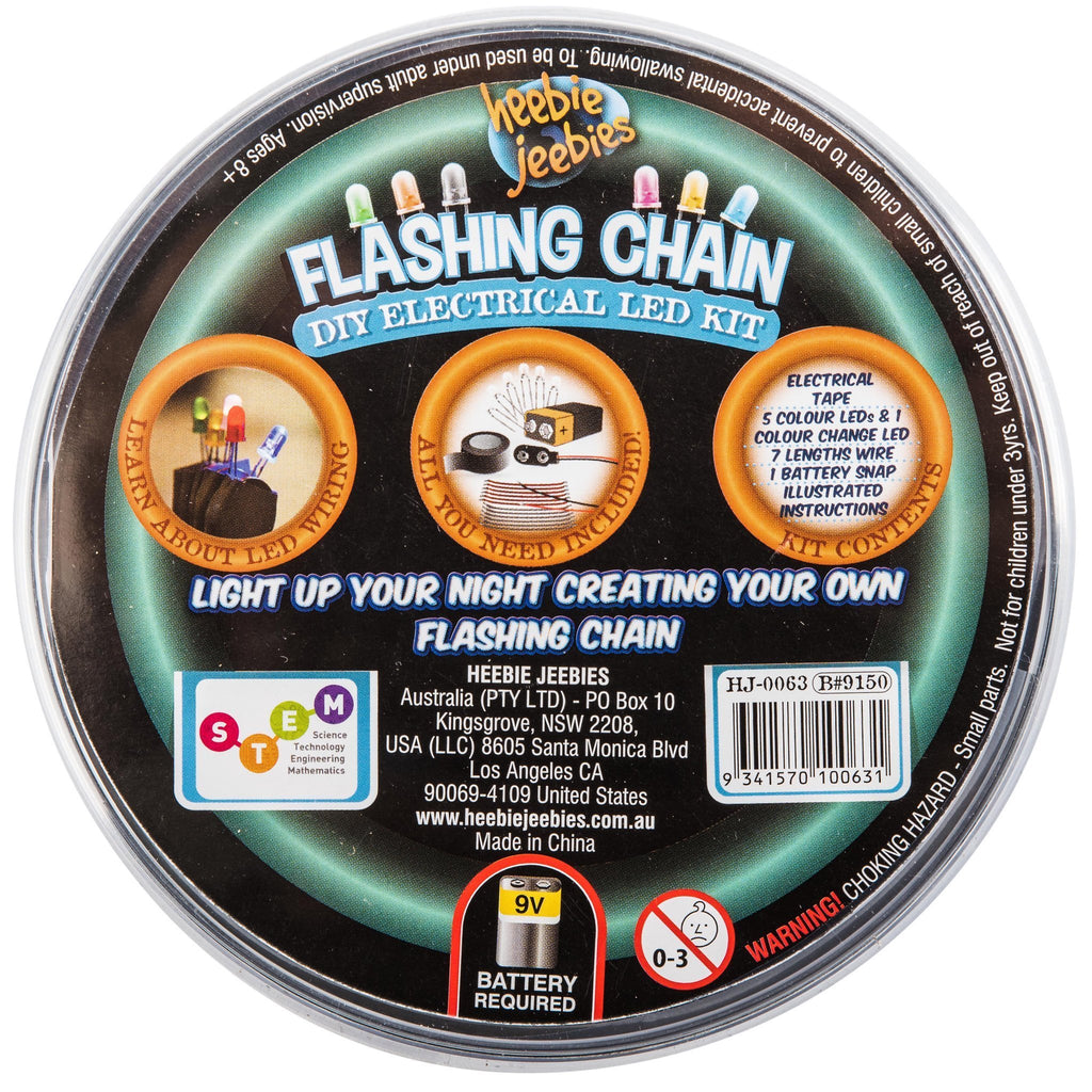 LED Grafitti Kit by Heebie Jeebies - Flashing Chain - STEAM Kids Brisbane