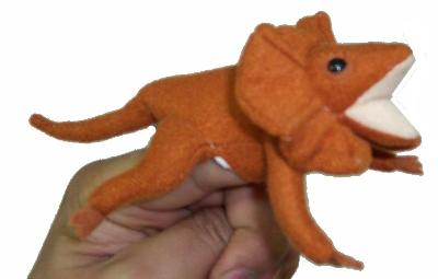 Frilled Lizard finger puppet l Science & Nature - STEAM Kids 