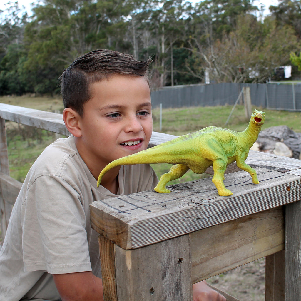 Iguanodon Dinosaur Figurine Toy | 32cm x 19cm - STEAM Kids Brisbane
