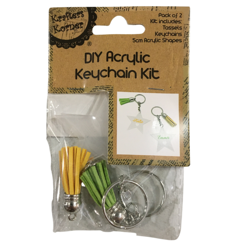 DIY Acrylic Keychain Kit | Krafters Korner - STEAM Kids Brisbane
