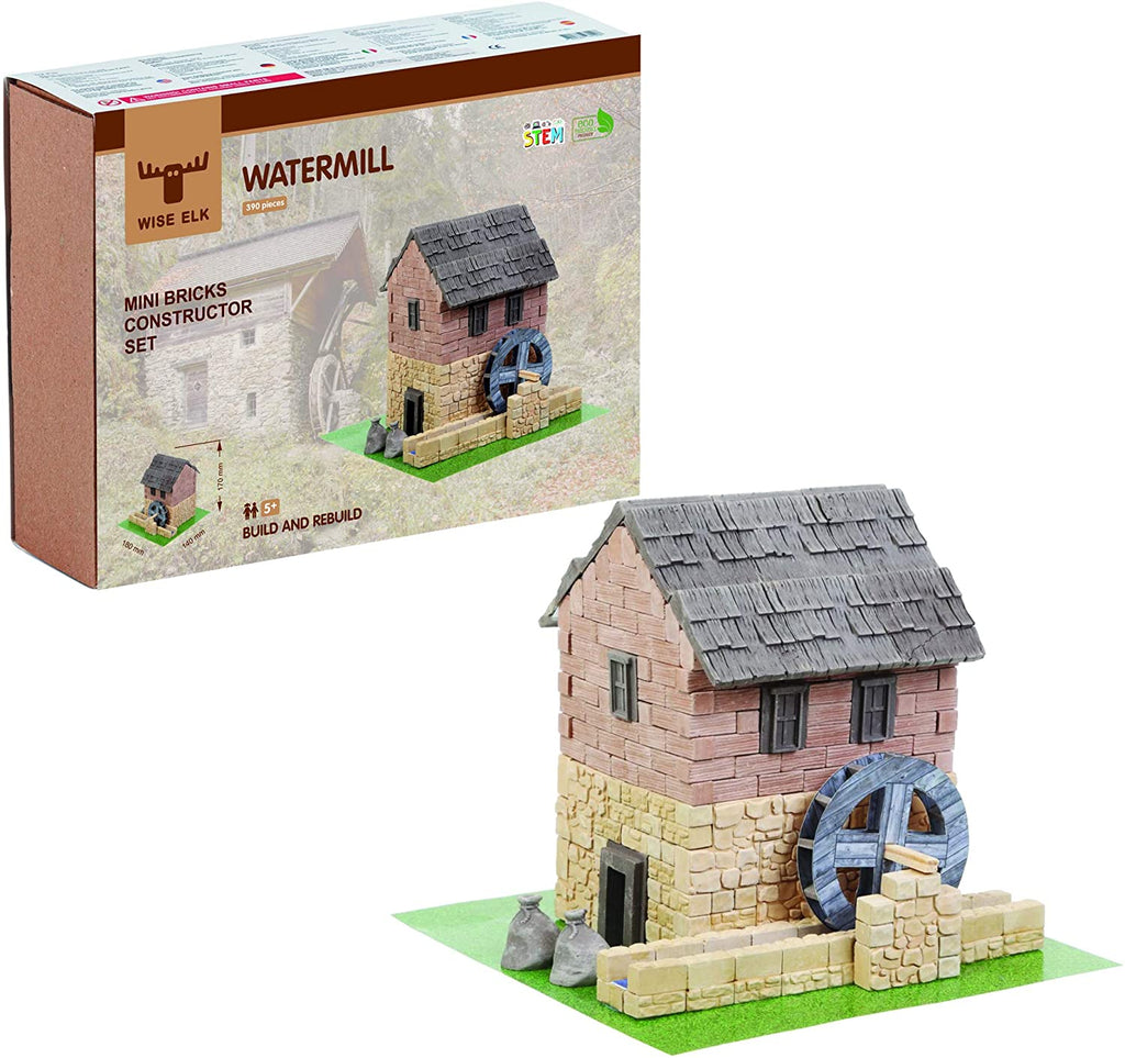 Wise Elk Mini Bricks Watermill - STEAM Kids 