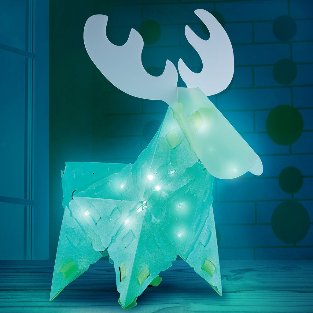 Creatto Moose  and Forest Friends | 4 in 1 LED Craft Kit | - STEAM Kids 