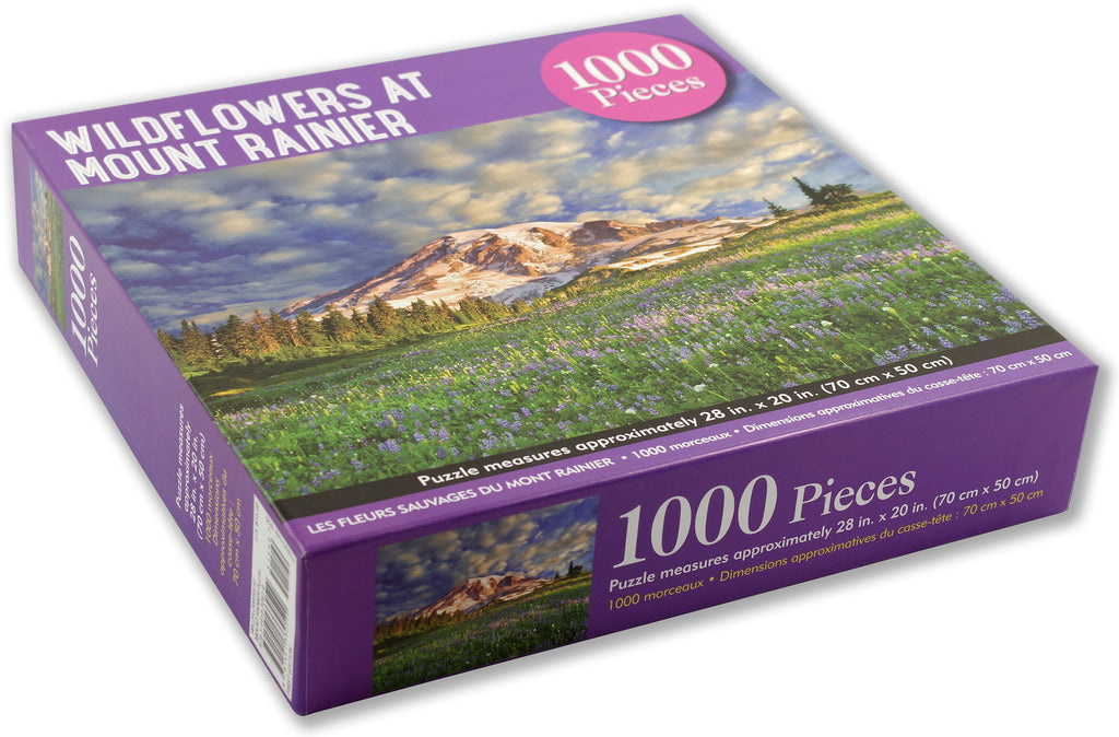 Wildflowers at Mount Rainier 1000 Piece Puzzle by Peter Pauper Press - STEAM Kids Brisbane