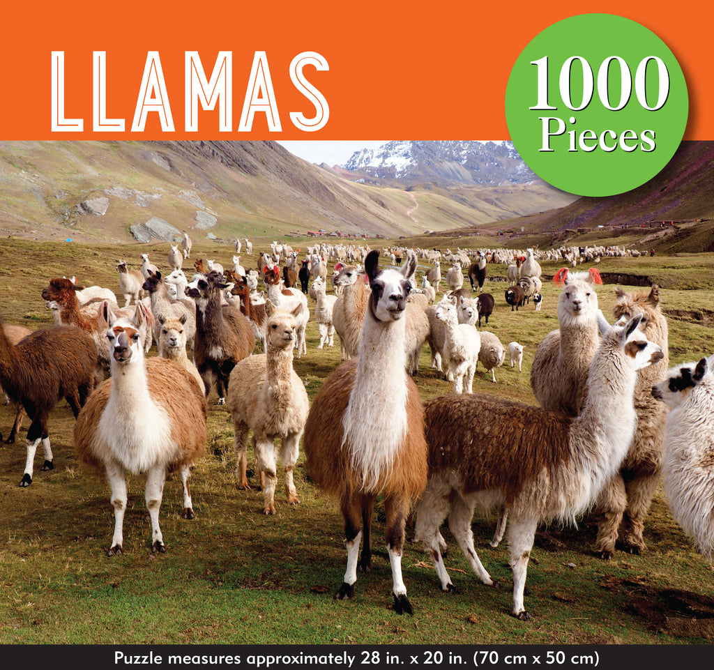 Llamas 1000 Piece Puzzle | Peter Pauper Press| - STEAM Kids Brisbane
