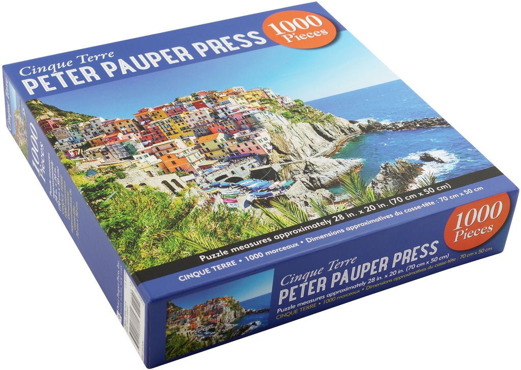 Cinque Terre 1000 Piece Jigsaw Puzzle | Peter Pauper Press| - STEAM Kids Brisbane