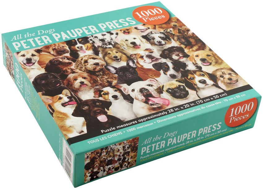 All the Dogs 1000 Piece Puzzle by Peter Pauper Press - STEAM Kids Brisbane