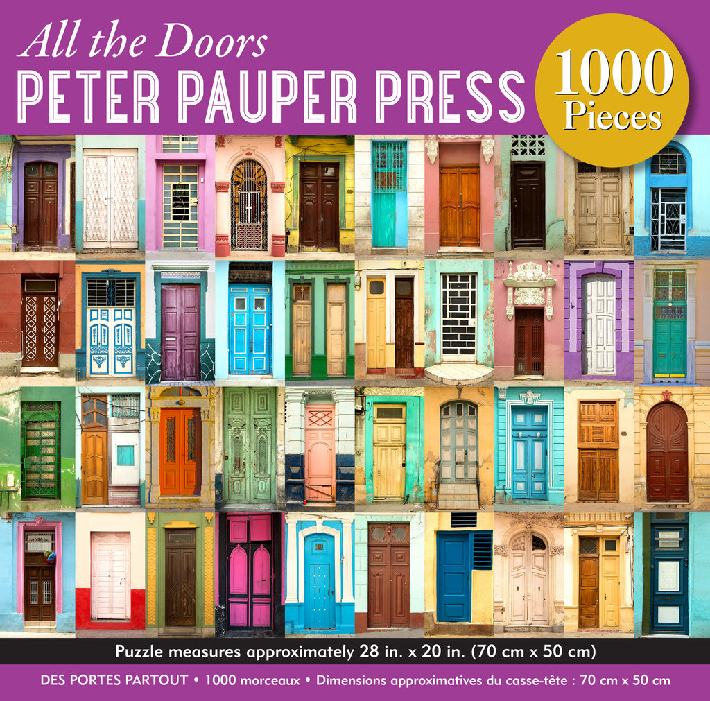 All the Doors 1000 Piece Puzzle |Peter Pauper Press| - STEAM Kids Brisbane