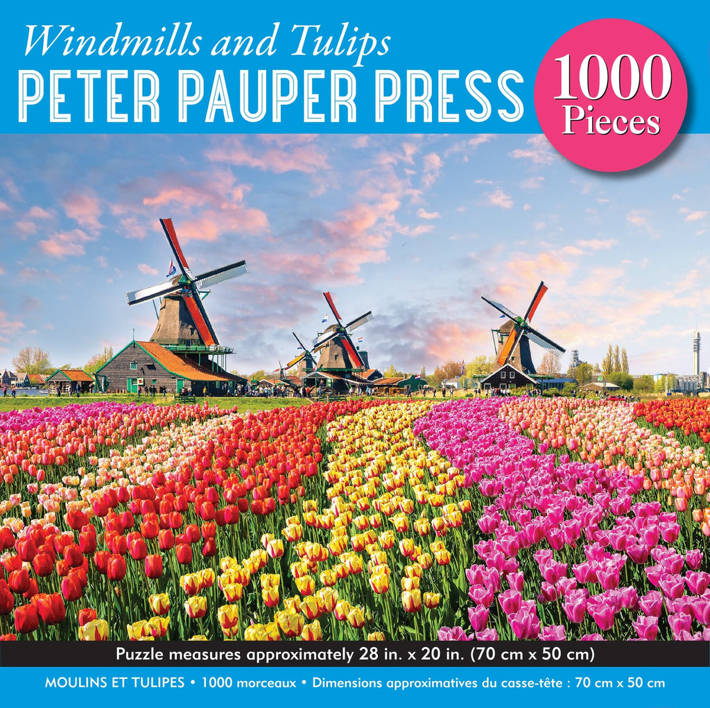 Windmills 1000 Piece Jigsaw Puzzle | Peter Pauper Press - STEAM Kids Brisbane