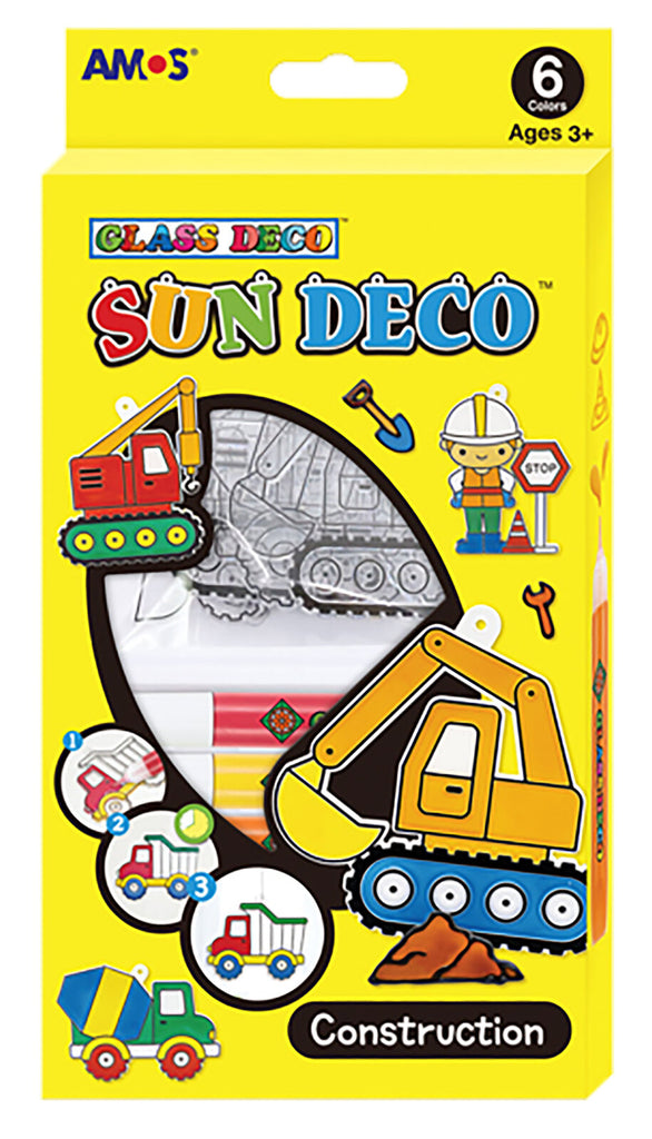 MINI DRAFT Sun Deco  | Construction | Sun catcher Kit | 6 Set | AMOS - STEAM Kids Brisbane