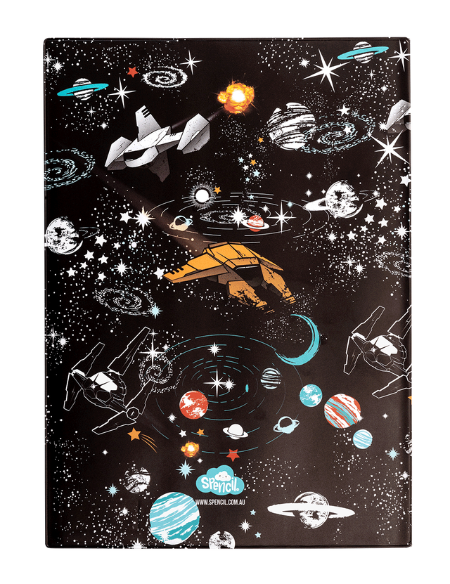 Scrapbook Book Cover  | Spencil |  Space Adventure 1 - STEAM Kids 
