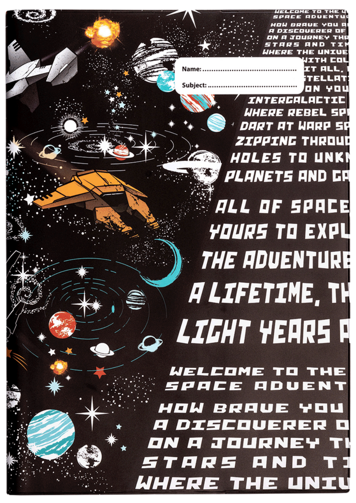 Scrapbook Book Cover  | Spencil |  Space Adventure 1 - STEAM Kids 