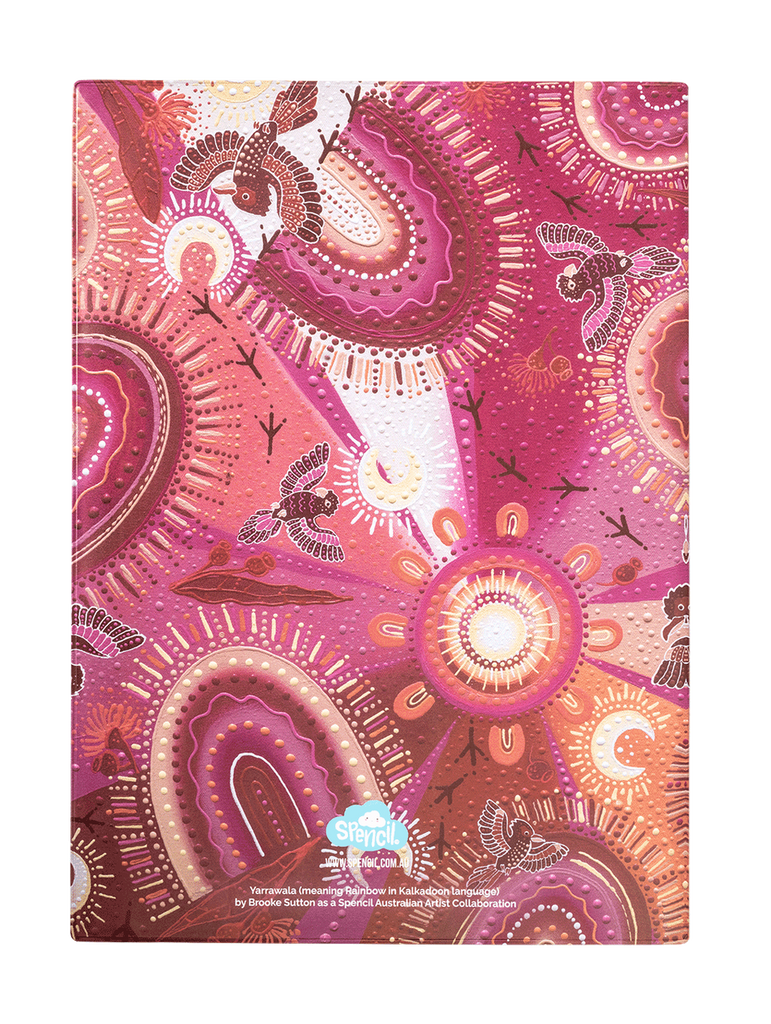 Spencil A4 Bookcover - Yarrawala 1 | Book Cover A4 Exercise Book Size - STEAM Kids 