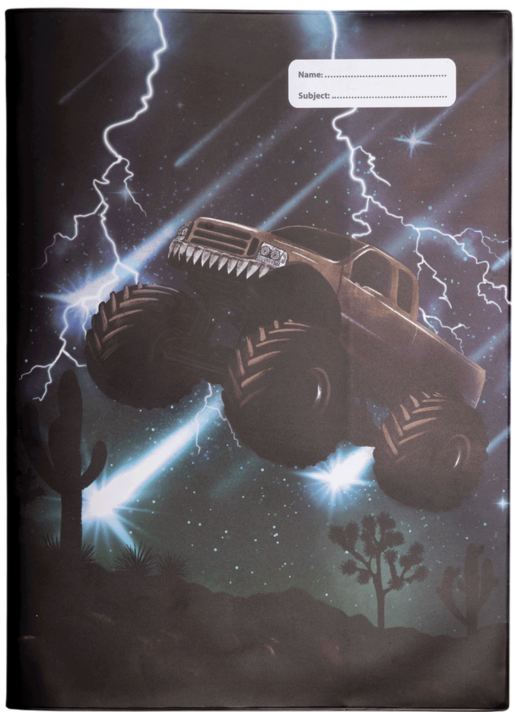 Scrapbook Book Cover  | Spencil |  Meteor Trucks - STEAM Kids 