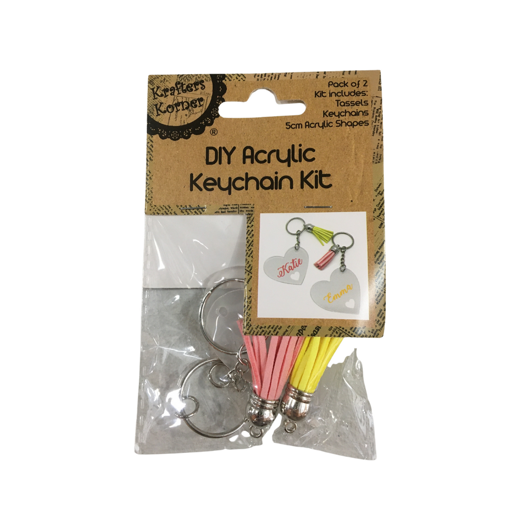 DIY Acrylic Keychain Kit | Krafters Korner - STEAM Kids Brisbane