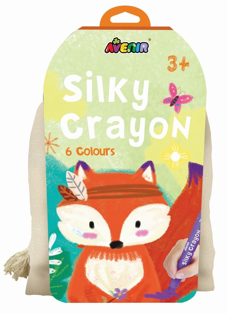 Avenir Silky Crayons | Canvas Bag Fox | - STEAM Kids Brisbane