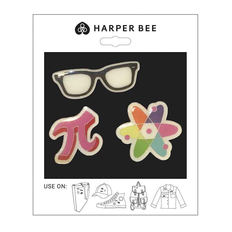 Geek Badge Set of 3 | Harper Bee - STEAM Kids Brisbane