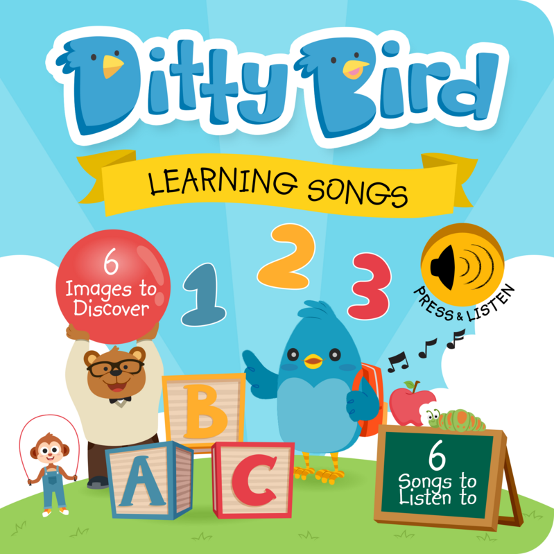 Ditty Bird l Learning Songs Board Books - STEAM Kids 