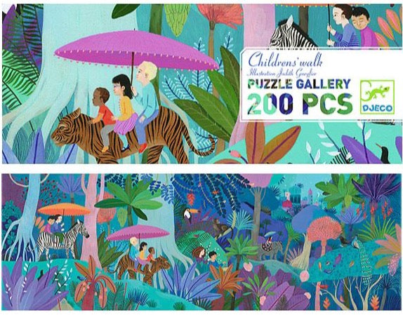Djeco Children's Walk Gallery 200 Piece Puzzle - STEAM Kids Brisbane