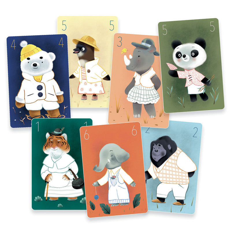 DJECO | Do It Yourself - Creature Chic Families Card Game - STEAM Kids 