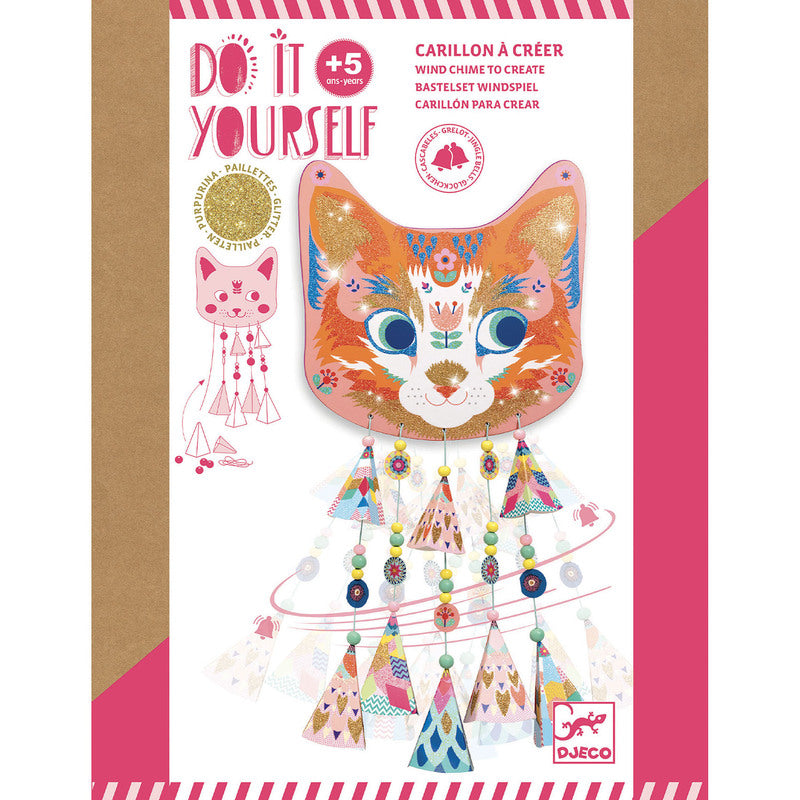 Djeco Do It Yourself | Kitty Wind Chimes - STEAM Kids 
