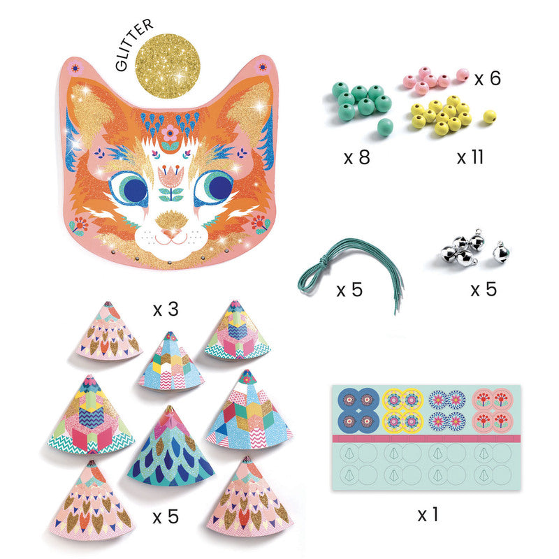 Djeco Do It Yourself | Kitty Wind Chimes - STEAM Kids 