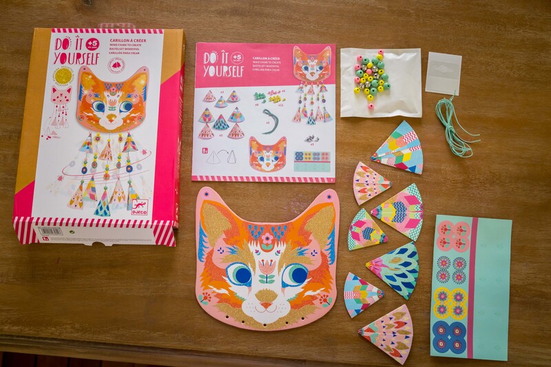 Djeco Do It Yourself | Kitty Wind Chimes - STEAM Kids 