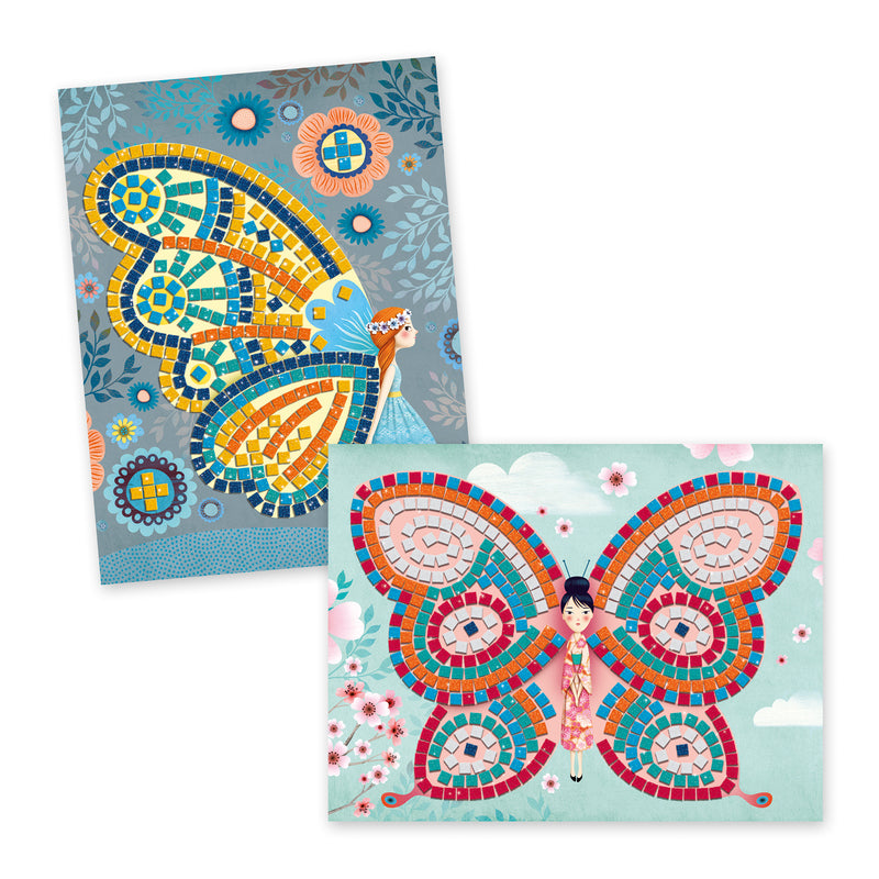 Butterflies Mosaics Kit | Djeco - STEAM Kids Brisbane