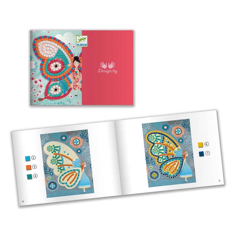 Mosaics Kit - Butterflies | Djeco - STEAM Kids Brisbane