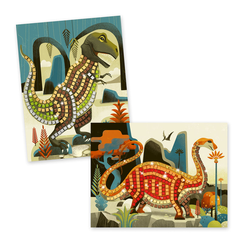 Dinosaur Mosaics Kit | Djeco - STEAM Kids Brisbane