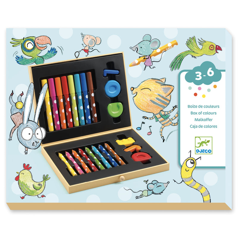 Djeco Box of Colours for Little Ones - STEAM Kids 