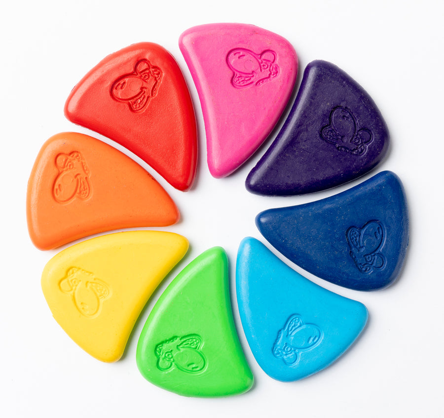 EC First Creations Easi-Grip Dinosaur Pebbles Set of 8 - STEAM Kids Brisbane