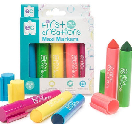 mini Draft - Maxi Markers - Box of 5 | First Creations - STEAM Kids Brisbane