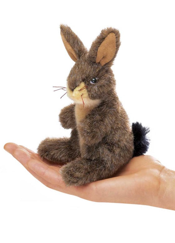 Mini Jack Rabbit Finger Puppet | Folkmanis - STEAM Kids Brisbane