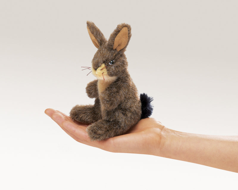 Mini Jack Rabbit Finger Puppet | Folkmanis - STEAM Kids Brisbane
