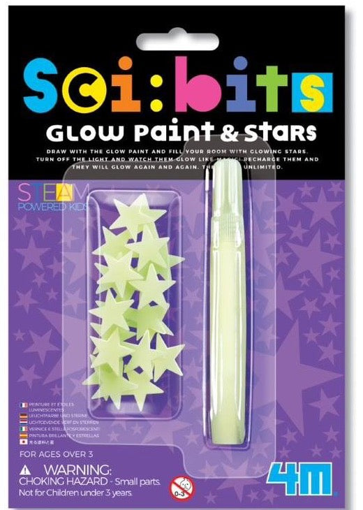 4M | Glow Paint & Stars - Sci:Bits - STEAM Kids 